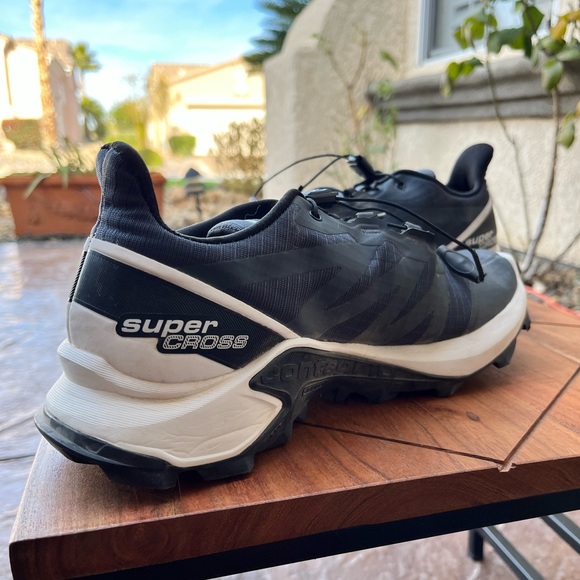 Salomon Super Cross trail running shoes - Like new! Comfy - light Sz 7.5 - Picture 6 of 7